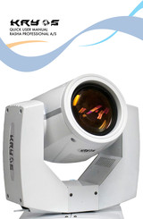 RASHA PROFESSIONAL Kryos Quick User Manual