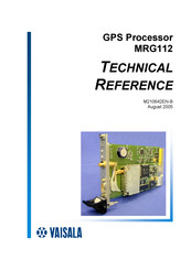 Vaisala MRG112 Technical Reference