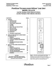 PairGain ELU-319 Manual