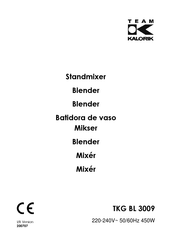 Team Kalorik BL 3009 Manual