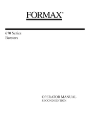 Formax FD 676 Operator's Manual