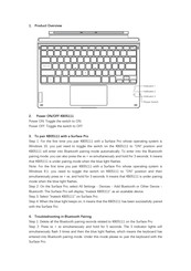 Inateck KB05111 Instruction Manual