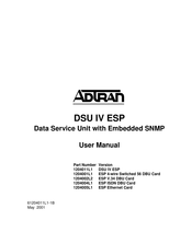 ADTRAN DSU IV ESP User Manual
