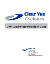 Clear Vue Cyclones CV1450 Installation Manual
