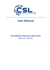 CSL 301302 User Manual