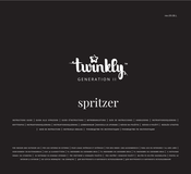 Twinkly Spritzer TWB200STP-WUS Instruction Manual
