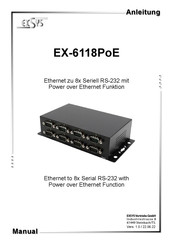 Exsys EX-6118PoE Manual