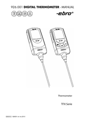 EMGA Ebro TFX Series Manual