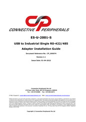 Connective Peripherals ES-U-2001-S Installation Manual