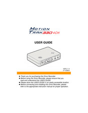 T3 Motion MotionTrak 330 4CH User Manual