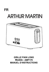 ARTHUR MARTIN AMP179 Instruction Manual