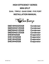 Sea Breeze SHE18H4ZIGB Installation Manual