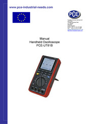 PCE Instruments PCE-UT81B Manual