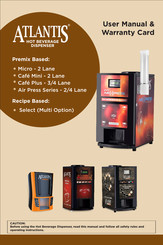 Atlantis Select User's Manual & Warranty Card