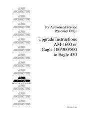 Alpha Microsystems Eagle 500 Upgrade Instructions