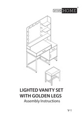 VIVOHOME VH1049 Assembly Instructions Manual
