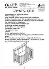 ORBELLE CRYSTAL Assembly Instruction Manual