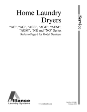 Alliance Laundry Systems AEM653 Manual