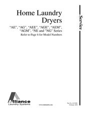 Alliance Laundry Systems NE8833 Manual