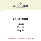 Junghans J644.96 Manual
