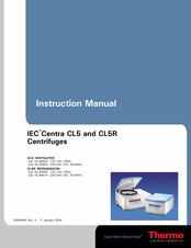 Thermo IEC Centra CL5 Instruction Manual