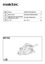 Maktec MT192 Instruction Manual