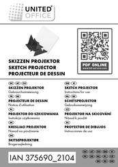 UNITED OFFICE 375690 2104 Instructions For Use Manual