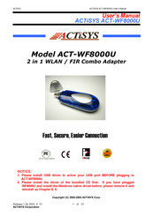 ACTiSYS ACT-WF8000U User Manual