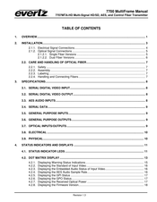 evertz 7707MTA-HD Manual