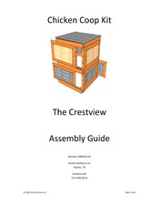 Austin Kontore Crestview Chicken Coop Assembly Manual
