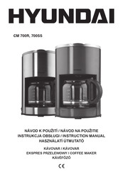 Hyundai CM 700R Instruction Manual