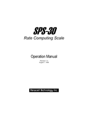 Transcell Technology SPS-30 Operation Manual