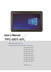 ICOP Technology PPC-090T-APL-N4-8G User Manual
