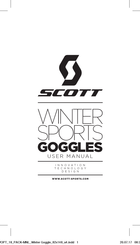 Scott WINTER SPORTS GOGGLES User Manual