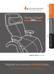 Human Touch Perfect Chair PRO Use & Care Manual
