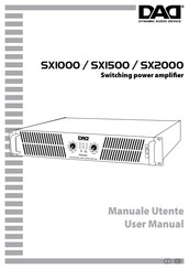 DAD SX1500 User Manual
