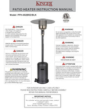 Kinger Home PPH-002BLK Instruction Manual