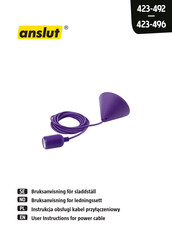 Anslut 423-496 User Instructions