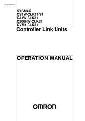 Omron SYSMAC CS1W-CLK11 Operation Manual