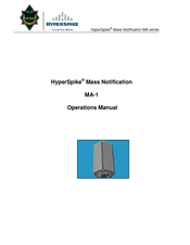 Ultra electronics HyperSpike MA-1 Series Operation Manual