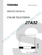 Toshiba 27A32 Service Manual