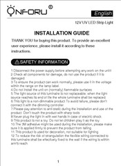 ONFORU DT5UV Installation Manual