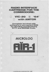 Microlog VIC-20 Manual