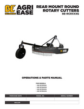 BE Ag & Industrial BE-RCR G Series Operations & Parts Manual