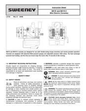SWEENEY MX1E-2 Instruction Sheet
