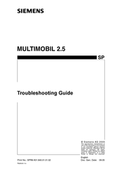 Siemens 25 Troubleshooting Manual