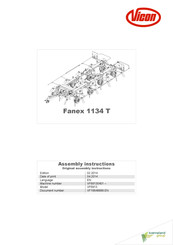 Vicon Fanex 1134 T Assembly Instructions Manual