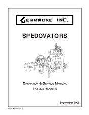 Gearmore SPEDOVATORS Operation & Service Manual