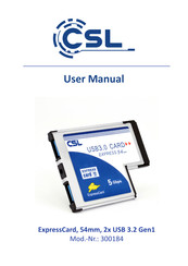 CSL 300184 User Manual