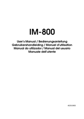 Epson IM-800 User Manual